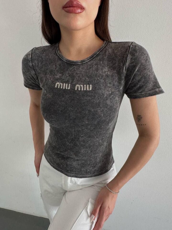 Miu Miu Baskı Tişört