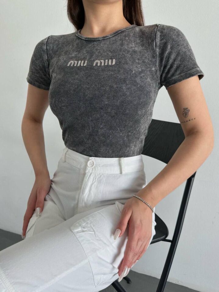 Miu Miu Baskı Tişört